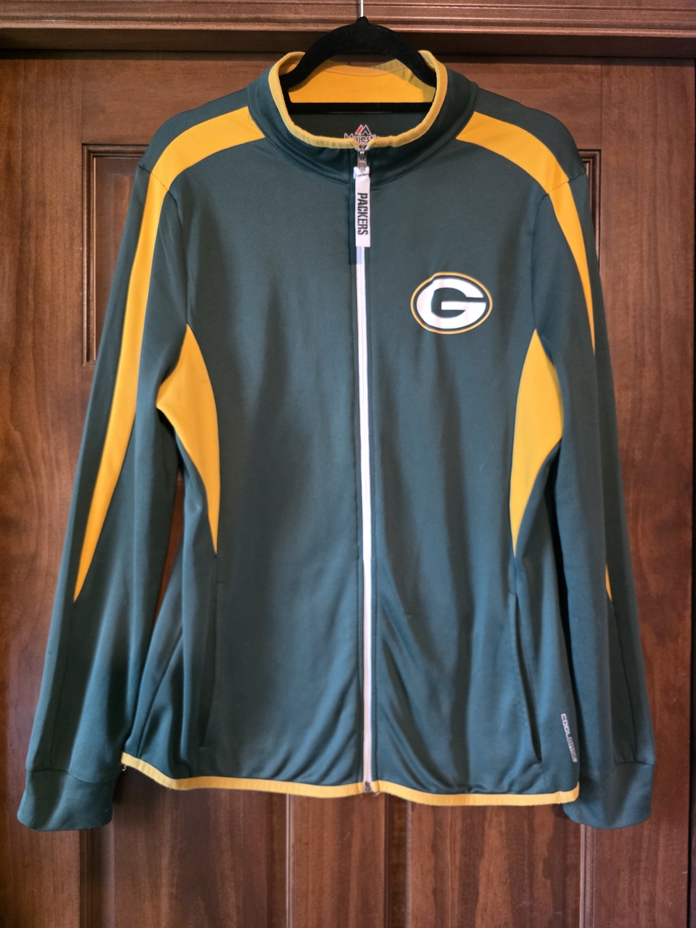 Green Bay Packers Women's Green & Gold Full-Zip Jacket